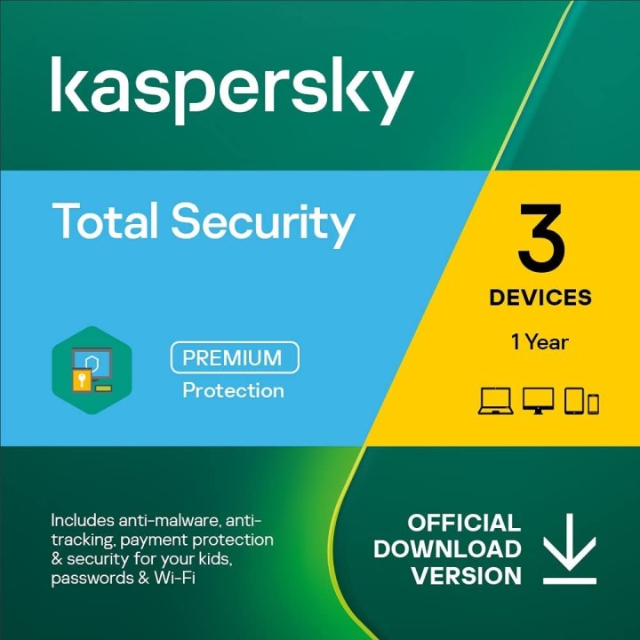 تک کاربر Kaspersky Total Security 