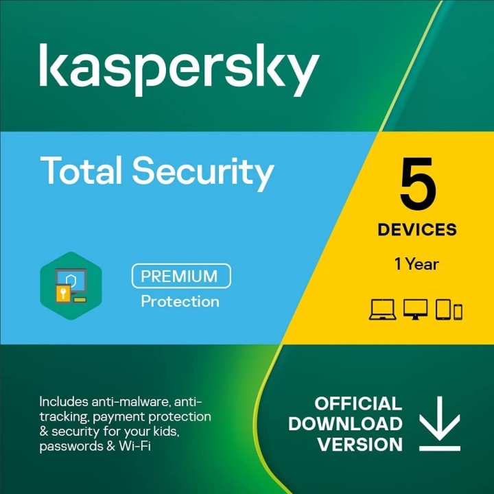 تک کاربر Kaspersky Total Security 
