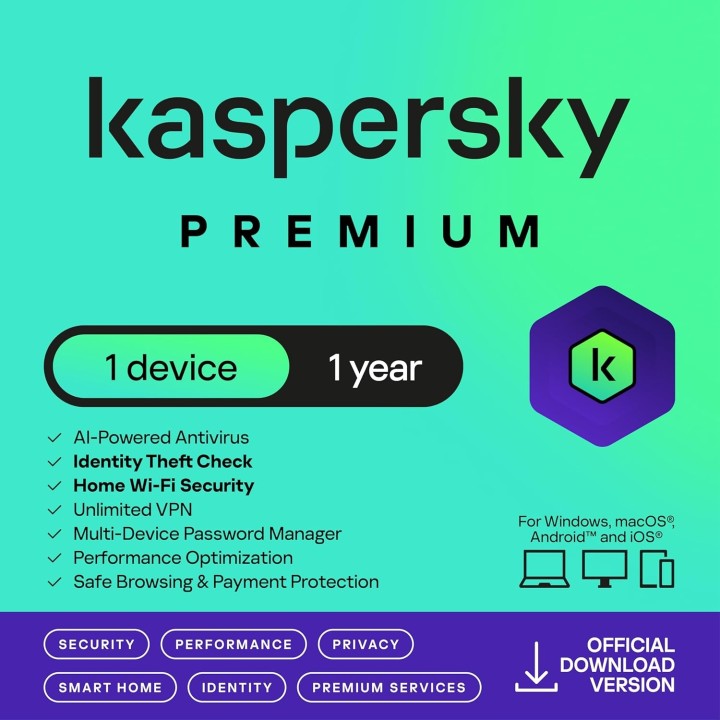 Kaspersky Premium 1 Devices