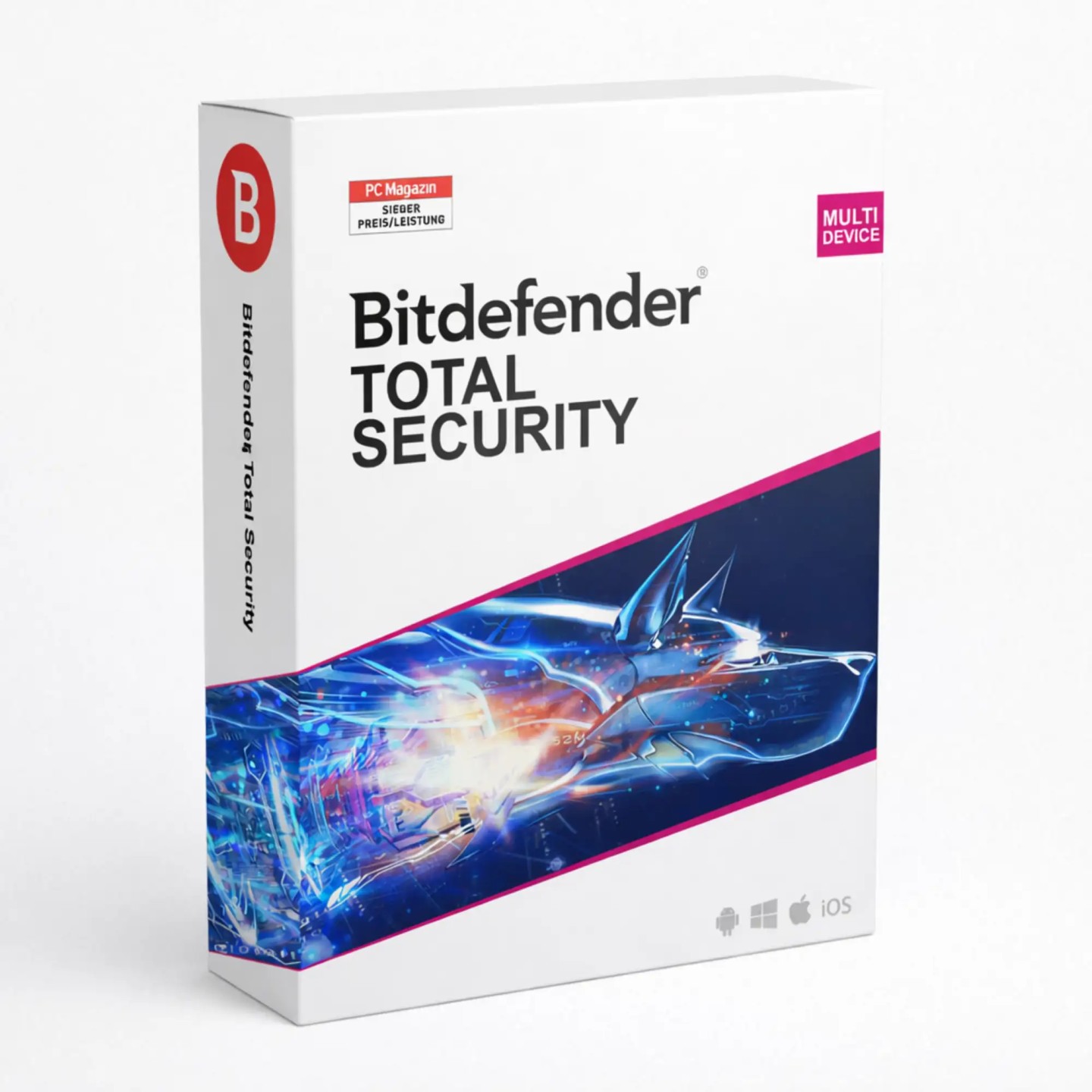 تصویر سه دیوایس Bitdefender Total Security 2026 