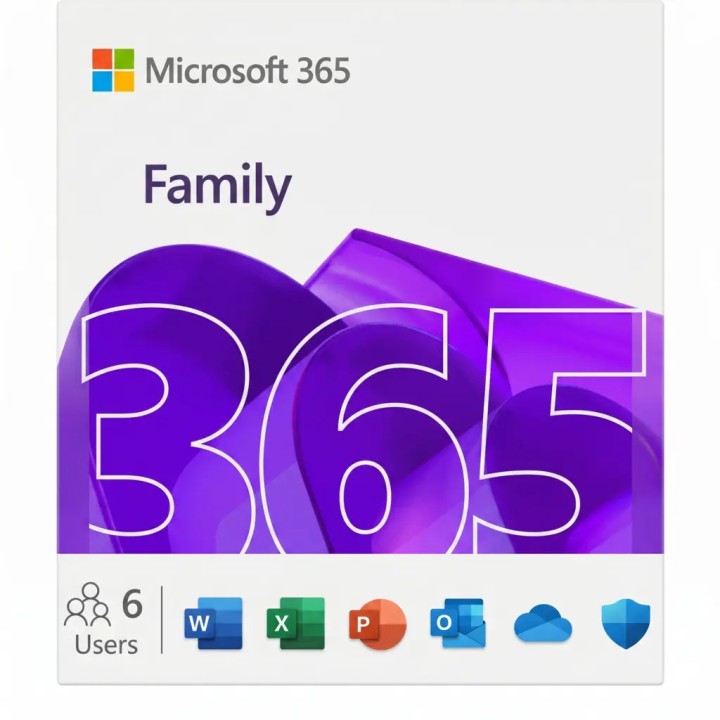 خرید لایسنس اورجینال مایکروسافت 365 فمیلی Microsoft Office 365 Family
