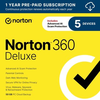 خرید لایسنس اورجینال آنتی ویروس نورتون دلاکس Norton 360 Deluxe