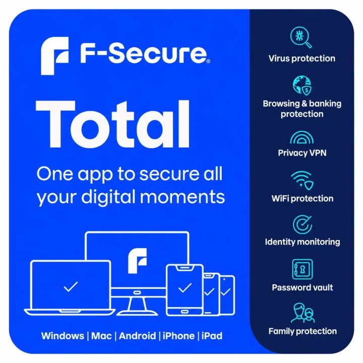 F-Secure Total  سه دیوایس