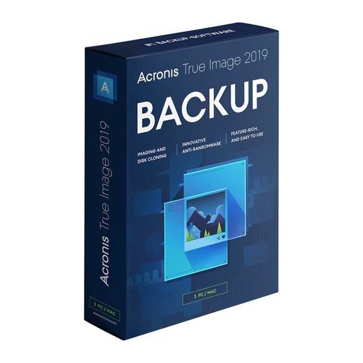 Acronis True Image 2017 یک کاربر