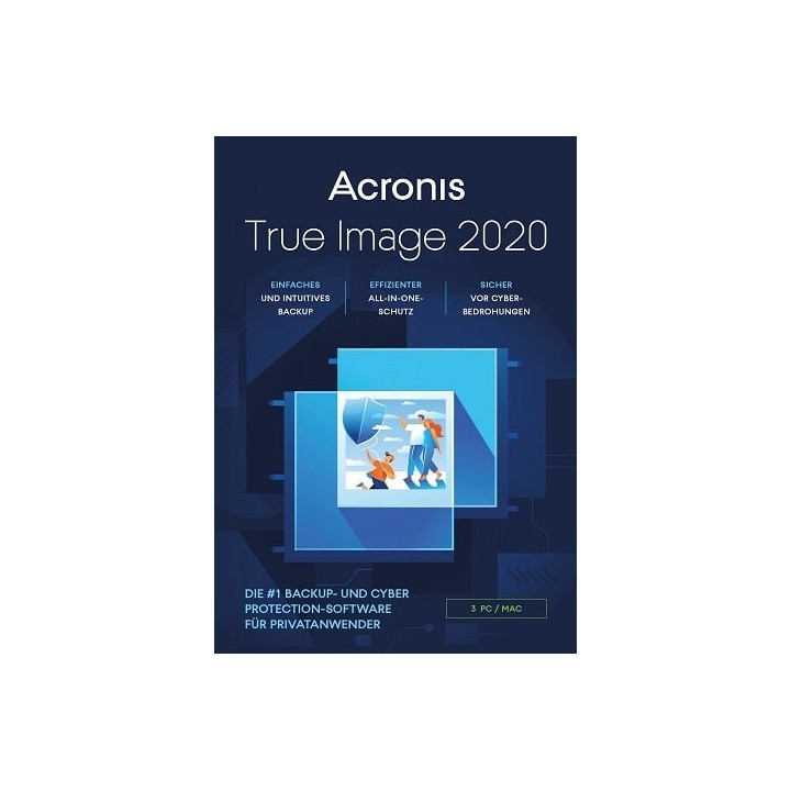 Acronis True Image 2017 یک کاربر